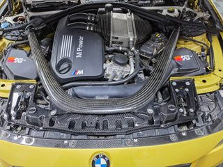 Carbon Fiber Upper Tie Bar Radiator Support Brace for BMW F8X M2 M3 M4 and F2X F3X 2, 3, 4 Series