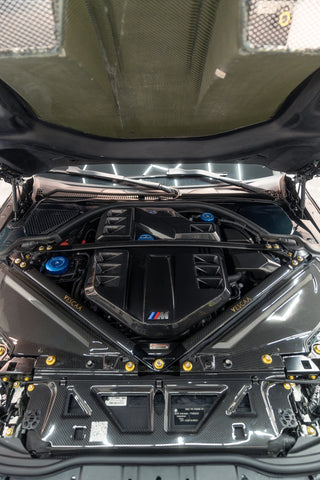 V2 Prepreg Carbon Fiber Engine Cover for BMW G80 G82 G87 M3 M4 M2