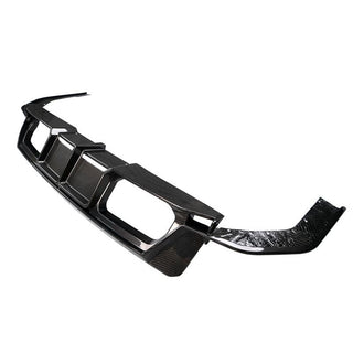 Prepreg PSM Style (One-Piece) Rear Diffuser for BMW G8X M3 M4 - with Attached Splitter Extensions