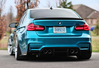 PSM Style Rear Diffuser | Prepreg 4 Piece with Undertray for BMW F8X M3 M4