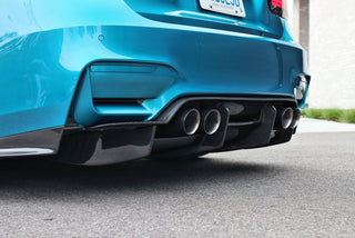 PSM Style Rear Diffuser | Prepreg 4 Piece with Undertray for BMW F8X M3 M4