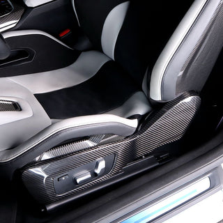 Prepreg Carbon Fiber Seat Side Panels for BMW G8X M2 M3 M4 F9X M8 X3M X4M Comfort and Bucket Seats