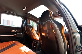 Prepreg Carbon Fiber Seat Backs (Full Replacements) for BMW M3 M8 X3M X4M Comfort Seats