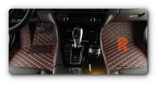 Premium Leather Floor Mats (Custom Made for Each Vehicle) | Diamond Stitching