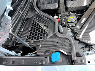 Engine Bay Carbon Fiber Top Corner Panels for BMW G8X M2 M3 M4