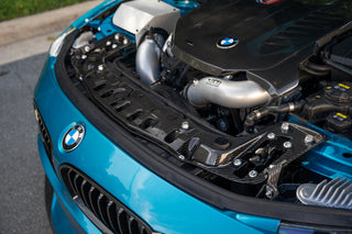 Carbon Fiber Upper Tie Bar Radiator Support Brace for BMW F8X M2 M3 M4 and F2X F3X 2, 3, 4 Series