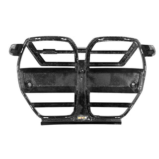 SQ-A Style Prepreg Carbon Fiber Grill for BMW M3 G80 G81 and M4 G82 G83