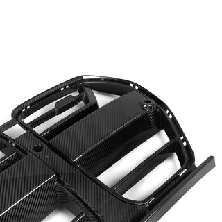 SQ-A Style Prepreg Carbon Fiber Grill for BMW M3 G80 G81 and M4 G82 G83