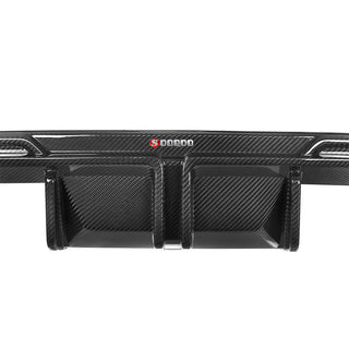 SQ Style Prepreg Carbon Fiber Rear Diffuser with brake light for BMW M3 G80 G81 and M4 G82 G83