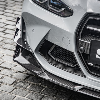 SQ Style Prepreg Carbon Fiber Front Lip for BMW M3 G80 G81 and M4 G82 G83