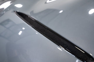 Prepreg Carbon Fiber Single Slat Hood Vent for BMW F8X M2 M3 M4