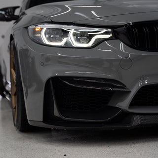 Front Upper Splitters (Fangs) for BMW F80 M3 and F82 F83 M4