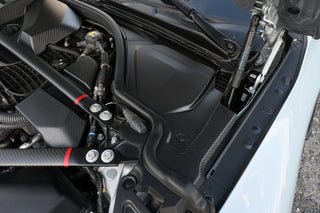 Engine Bay Prepreg Carbon Fiber Top Corner Panels for BMW G8X M2 M3 M4