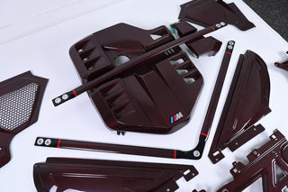 *SPECIAL* Red Carbon Fiber Prepreg Full Engine Bay Set for BMW M2 M3 M4