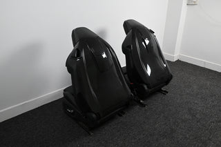 Prepreg Carbon Fiber Seat Backs (Full Replacements) for Coupe BMW Models M2 M4 M8 Comfort Seats with Latch