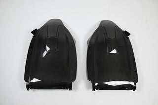 Prepreg Carbon Fiber Seat Backs (Full Replacements) for Coupe BMW Models M2 M4 M8 Comfort Seats with Latch