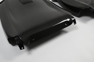 Prepreg Carbon Fiber Seat Backs (Full Replacements) for Coupe BMW Models M2 M4 M8 Comfort Seats with Latch