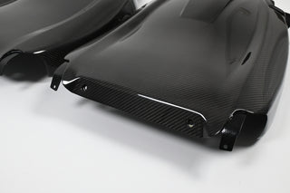 Prepreg Carbon Fiber Seat Backs (Full Replacements) for Coupe BMW Models M2 M4 M8 Comfort Seats with Latch