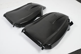 Prepreg Carbon Fiber Seat Backs (Full Replacements) for Coupe BMW Models M2 M4 M8 Comfort Seats with Latch