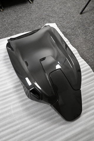 Prepreg Carbon Fiber Seat Backs (Full Replacements) for Coupe BMW Models M2 M4 M8 Comfort Seats with Latch