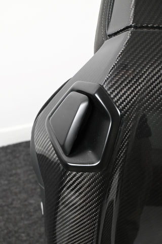 Prepreg Carbon Fiber Seat Backs (Full Replacements) for Coupe BMW Models M2 M4 M8 Comfort Seats with Latch